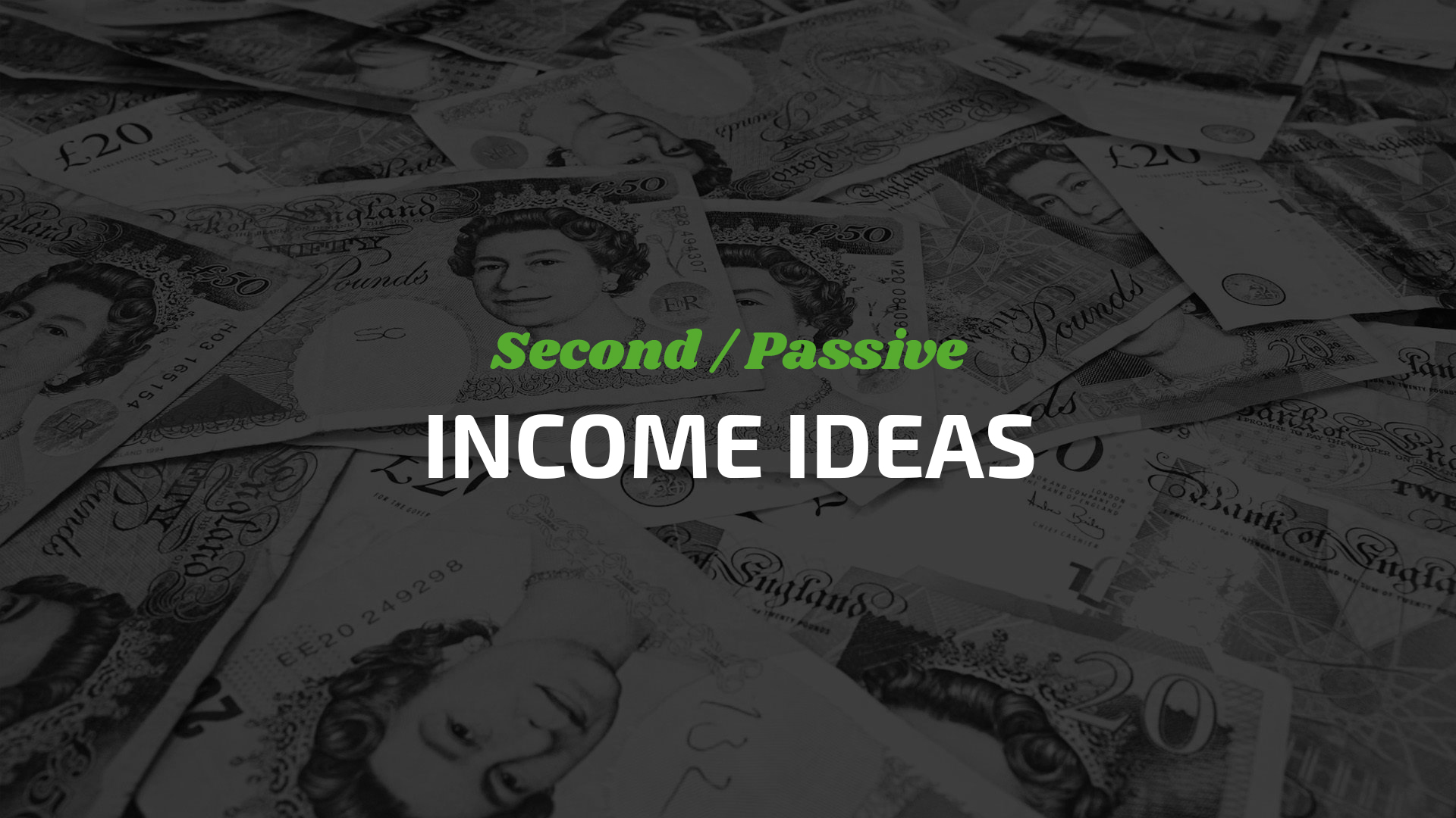 Second income ideas buncejar